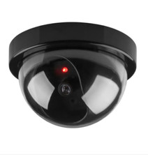 Fake Security Camera,Simulation Camera Dummy Hemisphere Dome Camera, Wireless