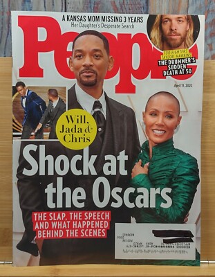 People Magazine APRIL 11, 2022 Will, Jada & Chris Shock at the Oscars