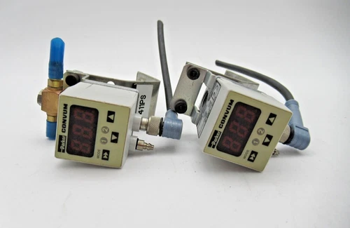 *2 QTY* Parker MPS-V3N-PC Vacuum Pressure Sensor, Range: 0 to -30inHg, 1/8" NPT