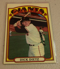 1972 Topps Dick Dietz