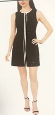 Everlily Women’s Sleeveless Dress. Fit And Flare . Front Zipper. Size S . New,