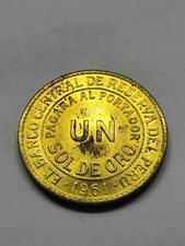 1961 Peru 1 Sol Unc+ #11607