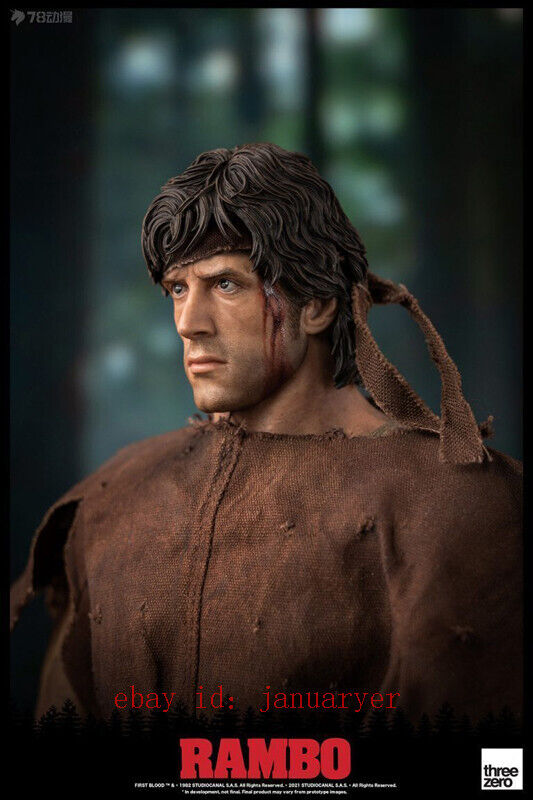Perfect Threezero 1/6 Film First Blood John Lambo Action Perfect Threezero 1/6 Film First Blood John Lambo Action