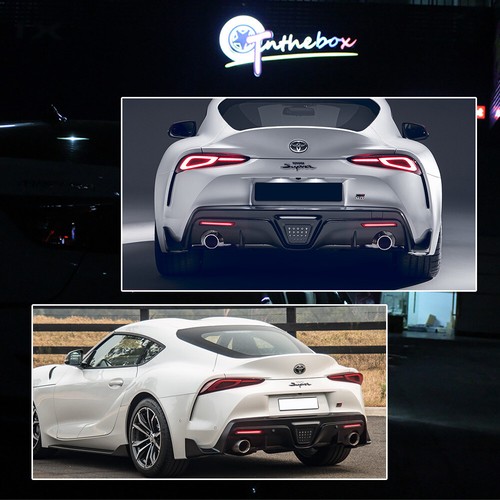 Luces reflectoras de freno trasero rojo sangre para Toyota GR Supra 2020-2022 - Imagen 12 de 12