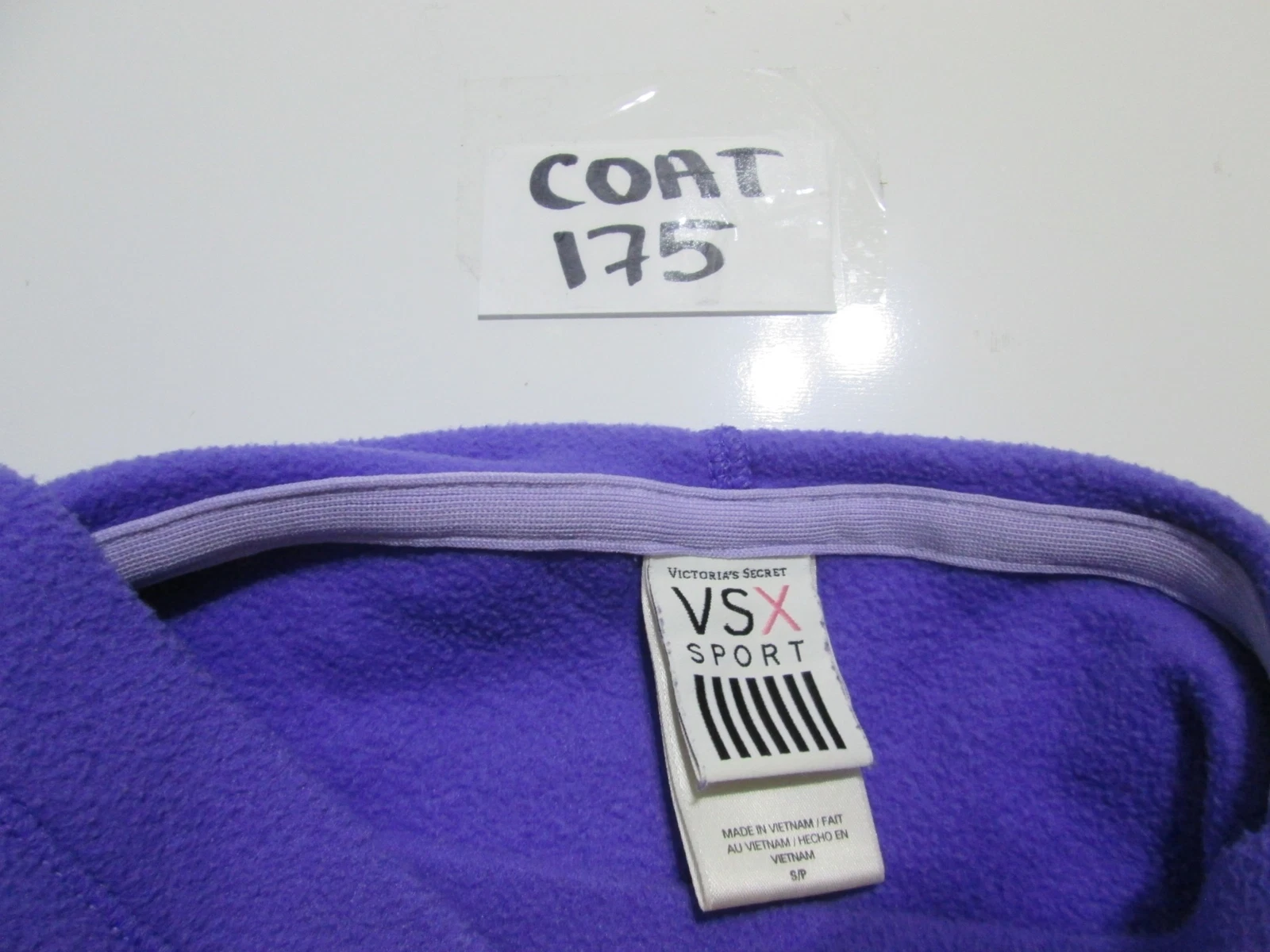 UNDERCOVER Felpa donna Victoria Secret taglia S blu manica lunga tasche logo abbigliamento sportivo