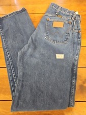 Vintage 90s Wrangler Blue Jeans Men s 34x36 Cowboy Cut Medium Wash USA Made 3