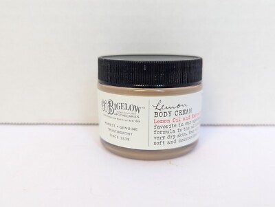 C.O. Bigelow No. 005 Lemon Body Cream with Lemon Oil Extracts 1.7 oz NEW SEALED