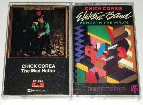 CHICK COREA 2 TAPE MAD HATTER ELEKTRIC BAND CASSETTE JAZZ GRP POLYDOR RECORDS - Picture 12 of 24
