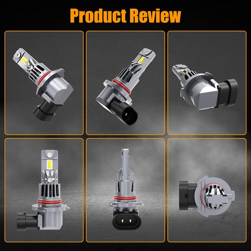 For Chrysler 200 Limited / Touring / LX 2011-2012 LED Headlight Fog Light Bulbs - Picture 16 of 18
