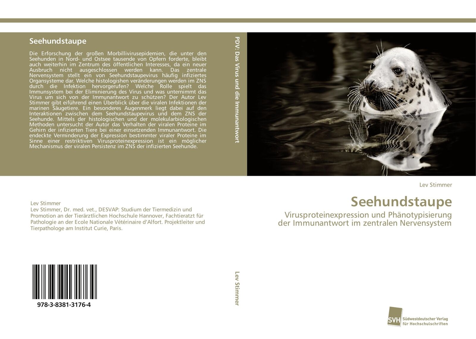 Thumbnail - Seehundstaupe Lev Stimmer Taschenbuch Paperback 200 S. Deutsch 2012