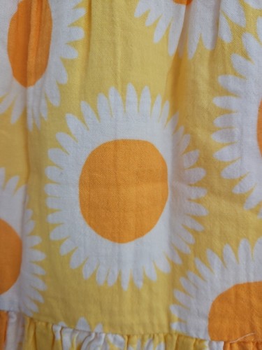 NWOT HANNA ANDERSSON MUSLIN TIERED TWIRLY SUNNY SUNFLOWERS SUN DRESS 150 12 $64 - Picture 4 of 5