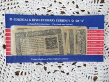 Reproduction Colonial & Revolutionary Currency Set "A"