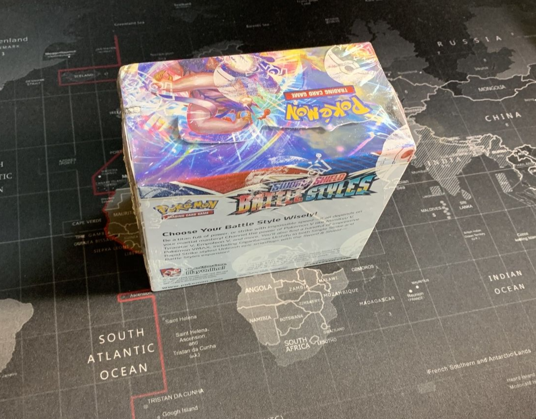 battle styles booster box ebay Battle Styles Factory Sealed Booster Box - Pokemon Sword & Shield -English  MINT
