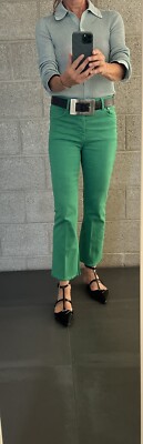 Coole Cropped Jeans von Closed - Größe 26 - Organic Baumwolle - Grün