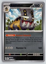 Bastiodon 062/084 Reverse Holo ME05: Carta Pokemon Pitch Black TCG