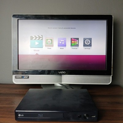 LG BP175 Smart Blu-Ray/DVD Player Black Built-In Wi-Fi 1920x1080p HD *No Remote*