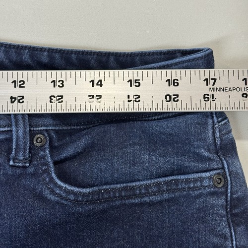 Jeans bootcut NYDJ Barbara donna 16 blu elasticizzato lifting tecnologia tuck lavaggio scuro - Foto 7 di 11