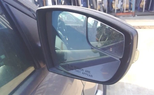 12 2013 14 Ford Focus Passenger Right RH Side View Mirror in UJ Gray.