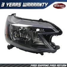 For 2012 2013 2014 Honda CR-V CRV Passenaage Right Side Black Headlight Assembly