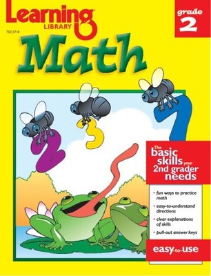 LEARNING LIBRARY MATH GRADE 2 By The Mailbox Books Staff *Excellent Condition*