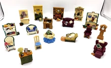 Avon Victorian Memories Miniature Kitchen Furniture Collectibles 17 Pieces