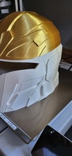 The Mandalorian Helm weiss+gold 3D Druck top Qualit&auml;t  ++STAR WARS++