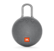 JBL Clip 3 Gray Portable Bluetooth Speaker Open Box Damaged Box