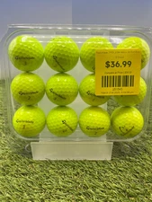 TaylorMade TP5X 2024 Yellow 5A Mint Golf Balls - 1 Dozen