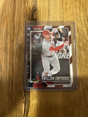 2026 Topps Series 1 Willson Contreras Independence Day Foil /76 SSP - Cardinals