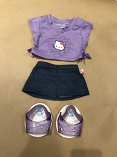 Build A Bear Hello Kitty Outfit / Top Skirt Sandals