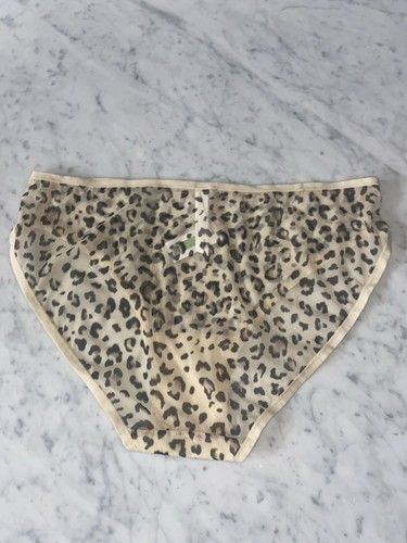 Conjunto de sujetador y bragas Skarlett azul 36D guepardo manchado nuevo marrón crema - Imagen 5 de 10