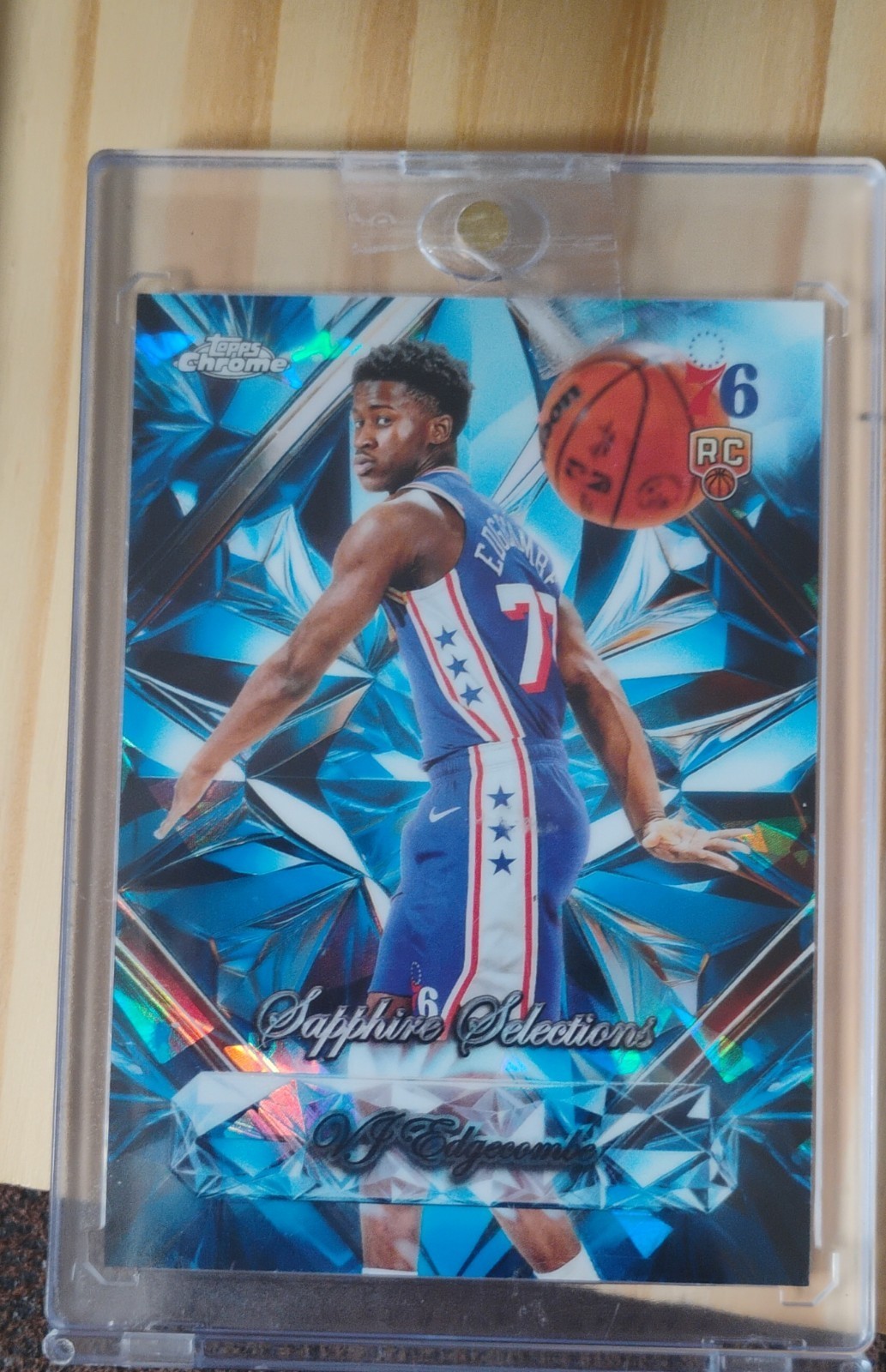 RC 2025 Topps Chrome Sapphire Edition - Sapphire Selections Vj Edgecombe