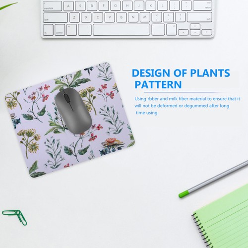4 Pcs Blumen- Und Grasmauspad Büro - -Pad Schreibtisch-Mauspad - 第 5/11 張圖片