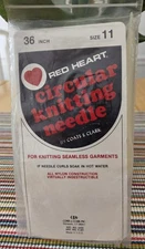 Red Heart Nylon 36 inch  Size 11 Circular Knitting Needle Coats & Clark Vintage