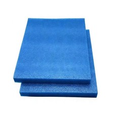 Blue Polyurethane Packing Foam Sheets Block Padding 12x16x1 Inch 2 PCS