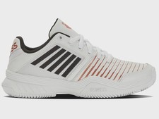 Image of K-Swiss Court Express HB Women's Tennis Shoes - White/Black/Rose Gold