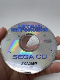 Lethal Enforcers (Sega CD, 1993) Disc Only Tested Authentic