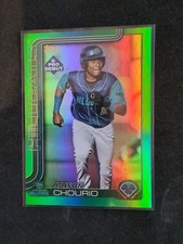 JAISON CHOURIO 2025 Topps Pro Debut Chrome Green Wave Refractor /99 #PDC-177