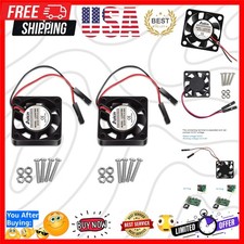 2Pcs 3007 Fan for Raspberry Pi 5 30x30x7mm Cooler Pi Brushless Cooling Case F...