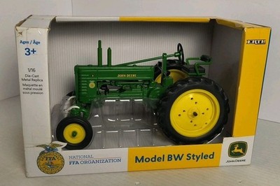 1/16 ERTLE John Deere Model BW Styled Tractor With Wide Front, FFA Edition NIB