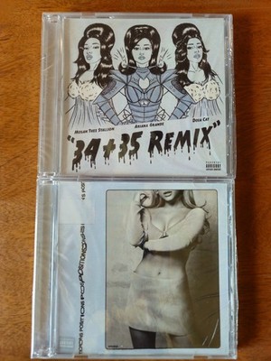 ARIANA GRANDE 2 CD Single Positions & 34+35 (Remix) Doja Cat Megan Thee Stallion