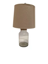 Fillable Table Lamp, Table Lamp with DIY Clear Glass Fillable Modern Glass 