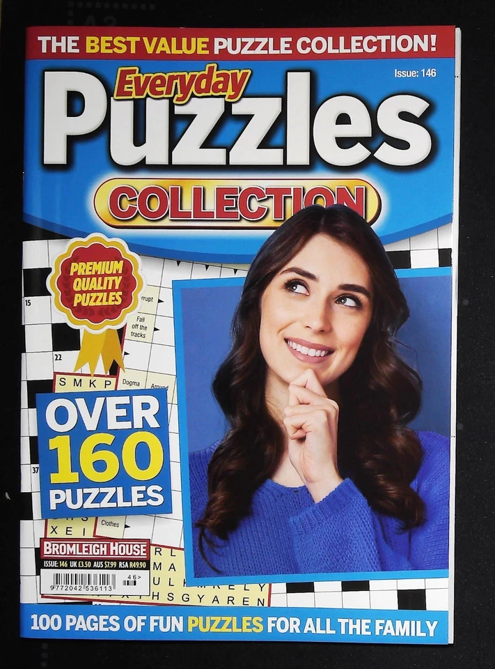 EVERYDAY PUZZLE COLLECTION BOOK MAG MIXED PUZZLES 3 BACK ISSUES 480 PUZZLES - Image 2 of 4