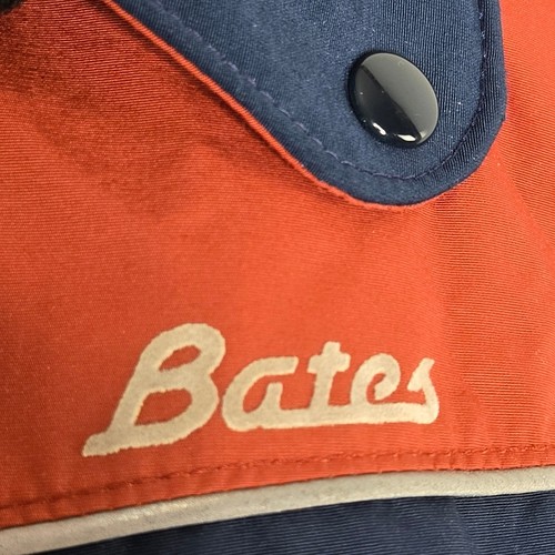 Bates EUC two-tone jacket belted full zip Large blue orange - Picture 16 of 17