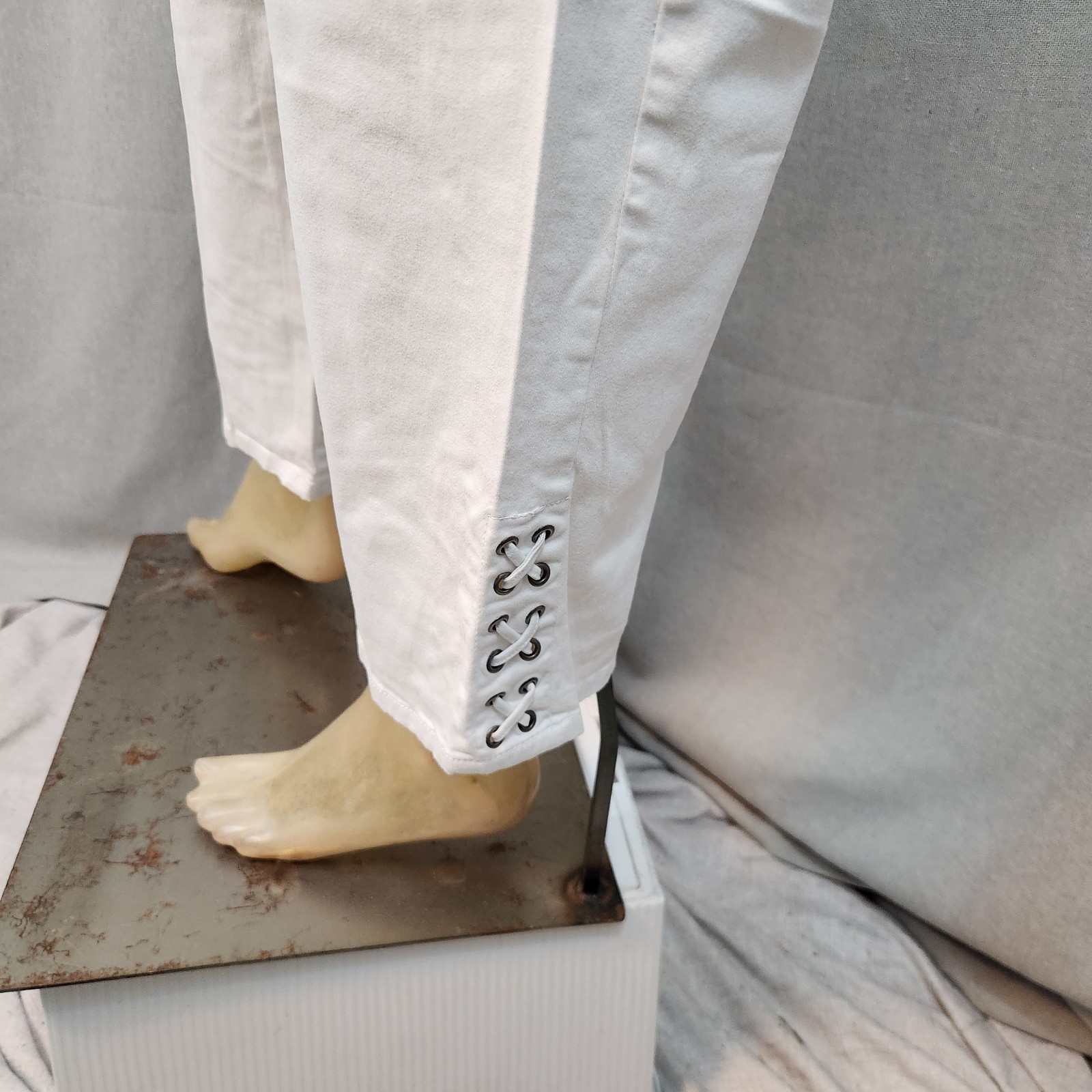 Ruby Rd Solid White Pants Slacks Jeans Stretch Si… - image 6