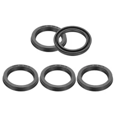 5 Pcs 35x45x6mm Oil Seal Lip Seals Nitrile Rubber Cover Radial Shaft Black