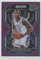2022-23 Panini Prizm Draft Picks Rated Prospect Purple 21/75 Dariq Whitehead 5xx