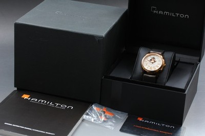 N MINT /Box Hamilton Jazzmaster H323451 White Automatic 34mm Women's Watch JAPAN