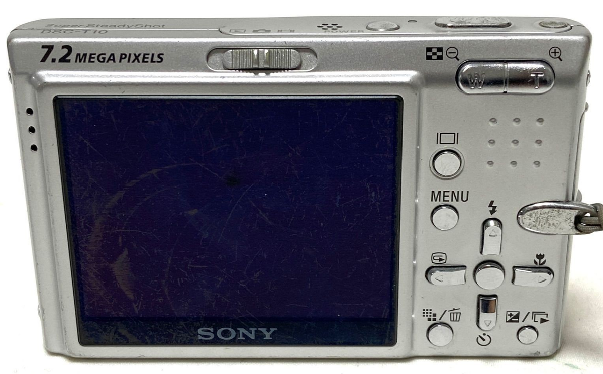 SONY Cyber Shot DSC-T10 Silver 7.2MP 3x Zoom Compact Digital