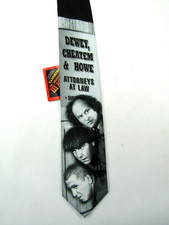 VTG Ralph Marlin The Three Stooges Necktie Tie Attorneys at Law Larry Curly Moe